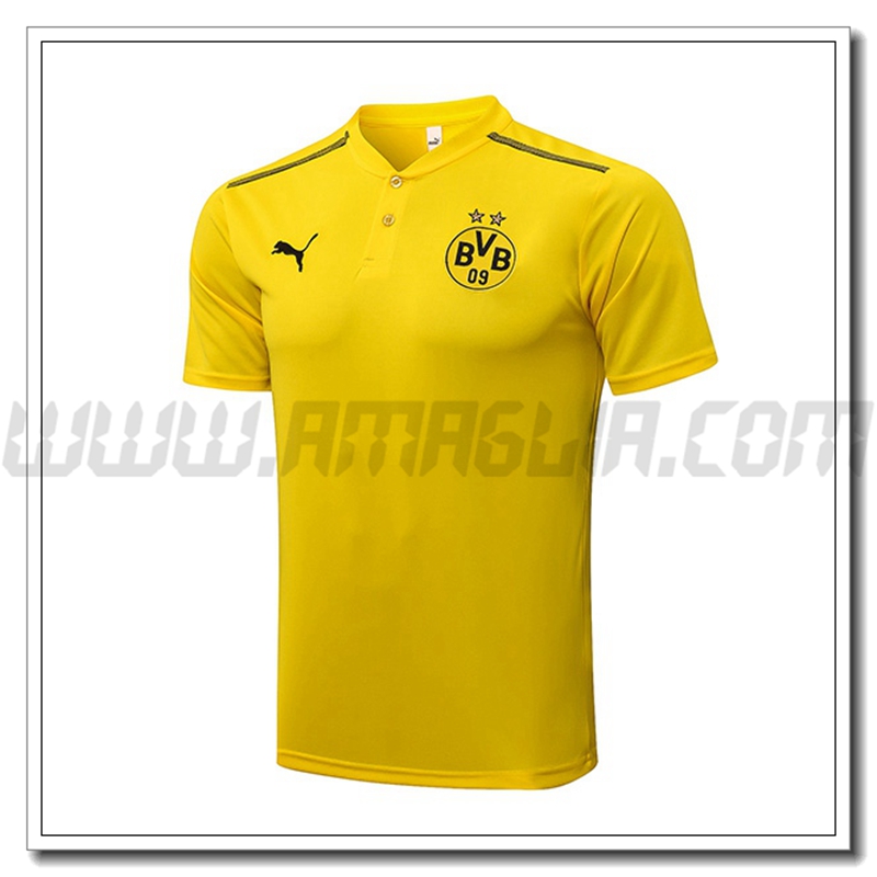Maglia Polo Dortmund BVB Giallo/Nero 2021 2022