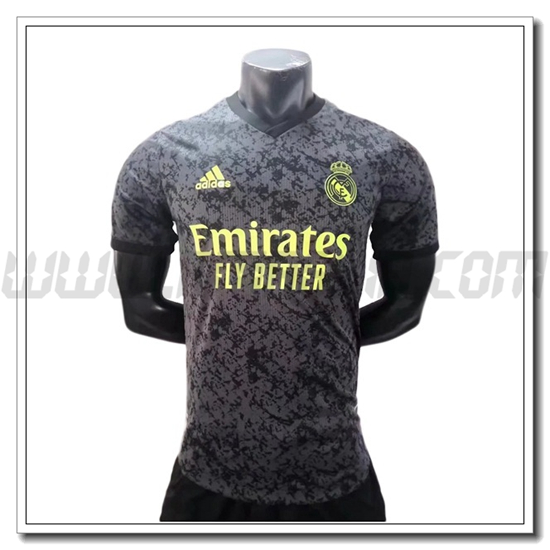 Maglia Allenamento Real Madrid Nero/Grigio 2021 2022