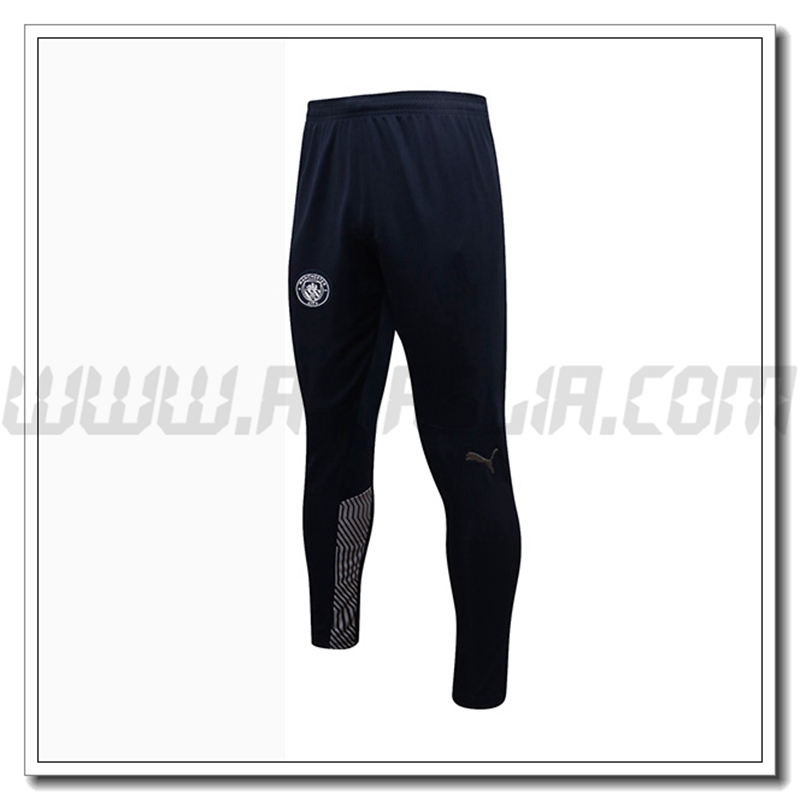 Pantaloni Allenamento Manchester City Nero/Grigio 2021 2022