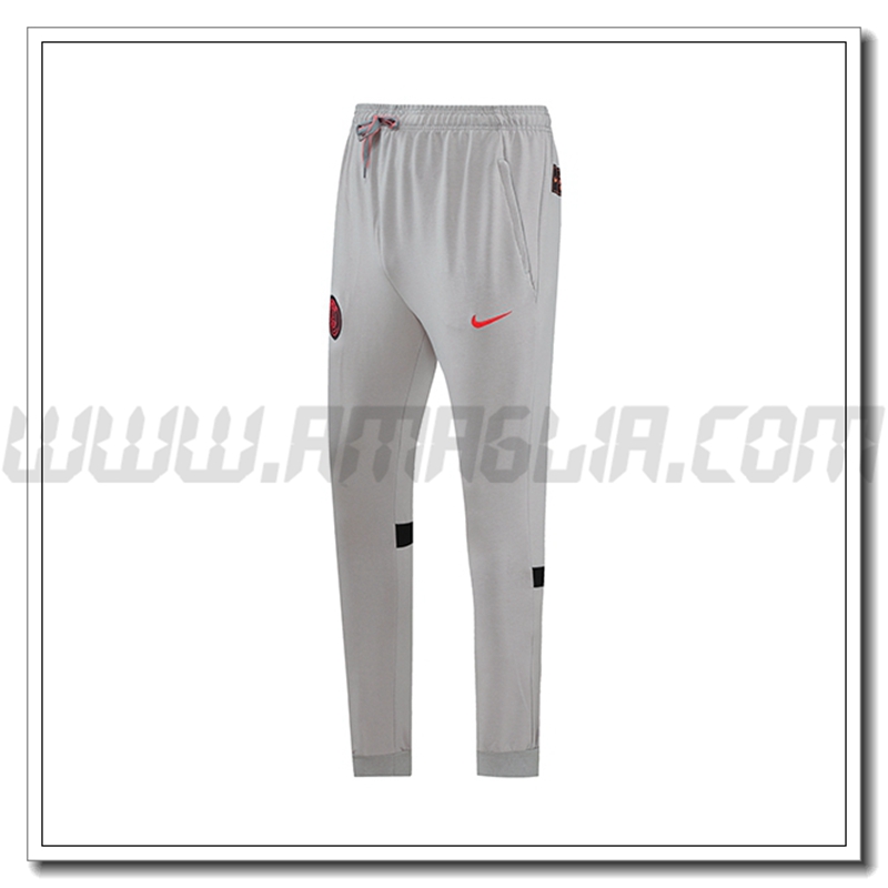 Pantaloni Allenamento Jordan PSG Nero/Grigio 2021 2022