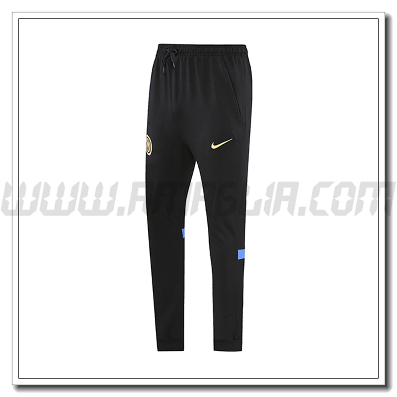 Pantaloni Allenamento Inter Milan Nero/Blu 2021 2022
