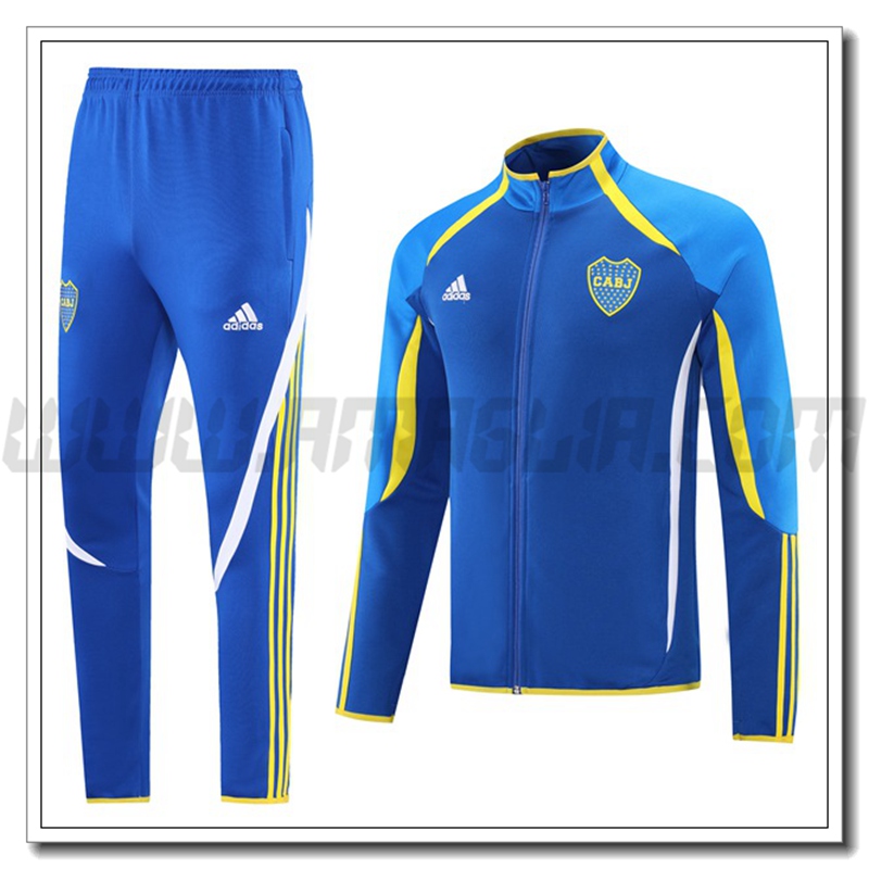 Tuta Giacca Allenamento Boca Juniors Blu/Giallo 2021 2022