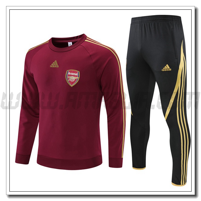 Tuta Allenamento FC Arsenal Bambino Rosso 2021 2022