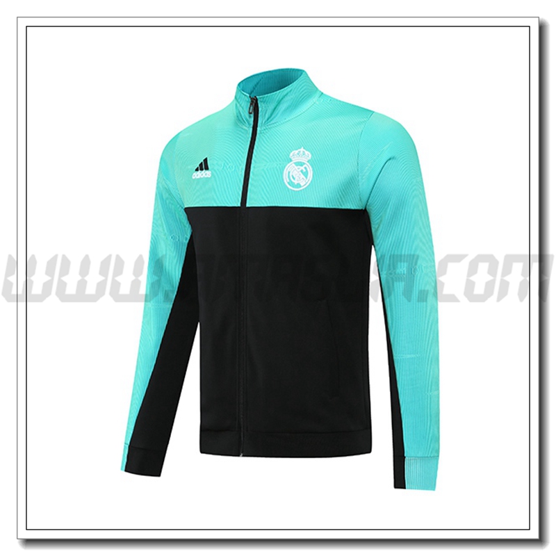 Giacca Calcio Real Madrid Verde/Nero 2021 2022