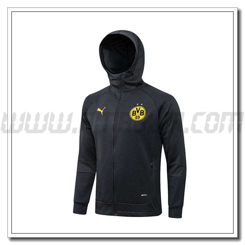 Giacca con Cappuccio Dortmund BVB Grigio 2021 2022