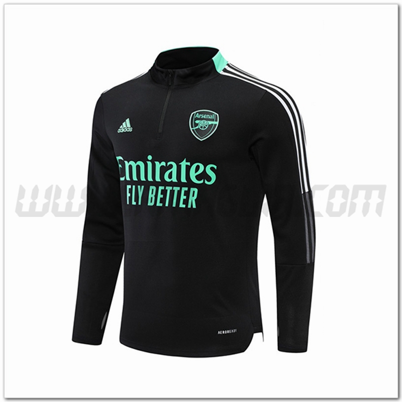 Felpa Allenamento FC Arsenal Nero 2021 2022