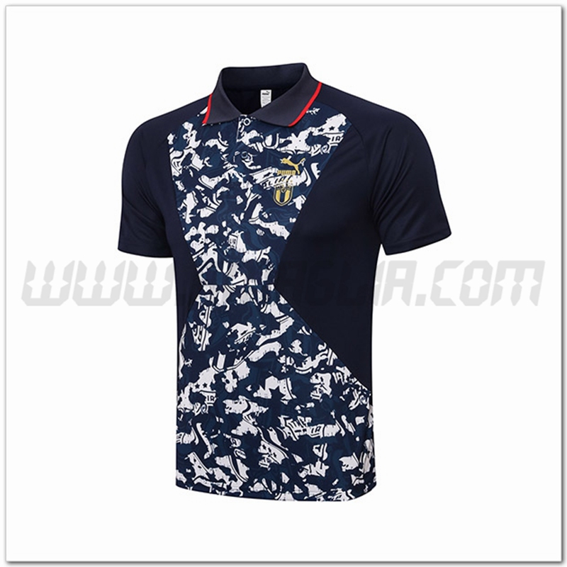 Maglia Polo Italia Bianco/Nero 2021 2022