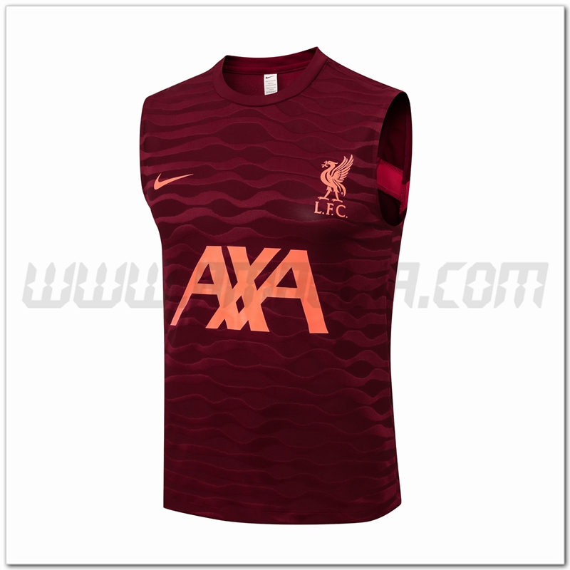 Canotta da Allenamento FC Liverpool Rosso 2021 2022