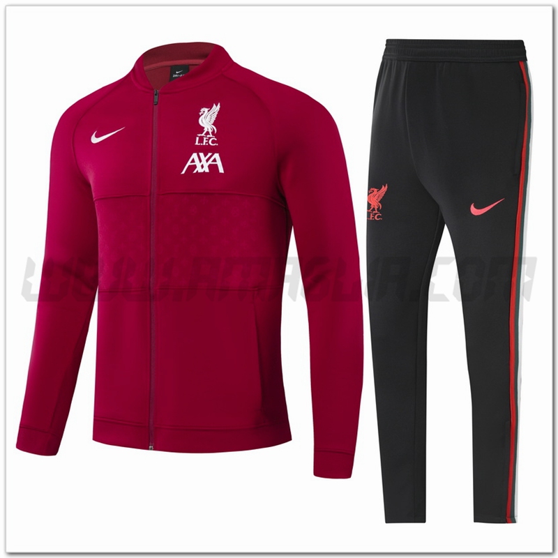 Tuta Giacca Allenamento FC Liverpool Bambino Rosso 2021 2022