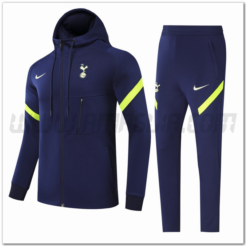 Tuta Giacca con Cappuccio Tottenham Hotspur Bambino Blu marino 2021 2022