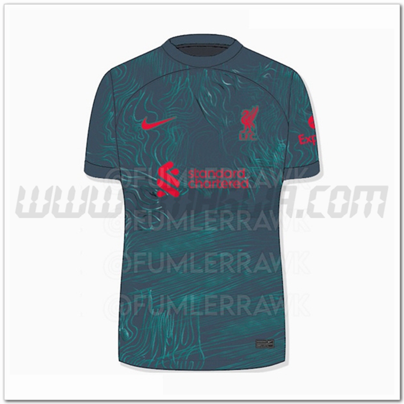 Seconda Maglia FC Liverpool Versione trapelata 2022 2023