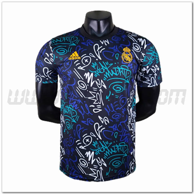 Maglia Allenamento Real Madrid Nero/Rosso 2022 2023