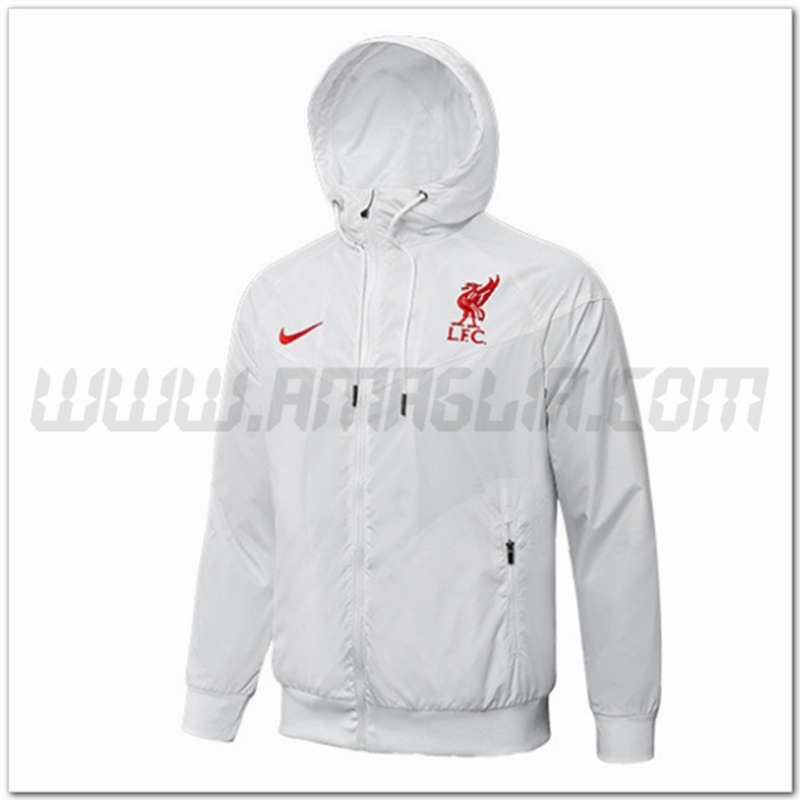 Giacca a Vento FC Liverpool Bianco 2022 2023