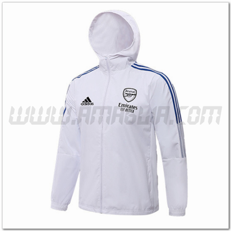 Giacca a Vento Arsenal Bianco 2022 2023