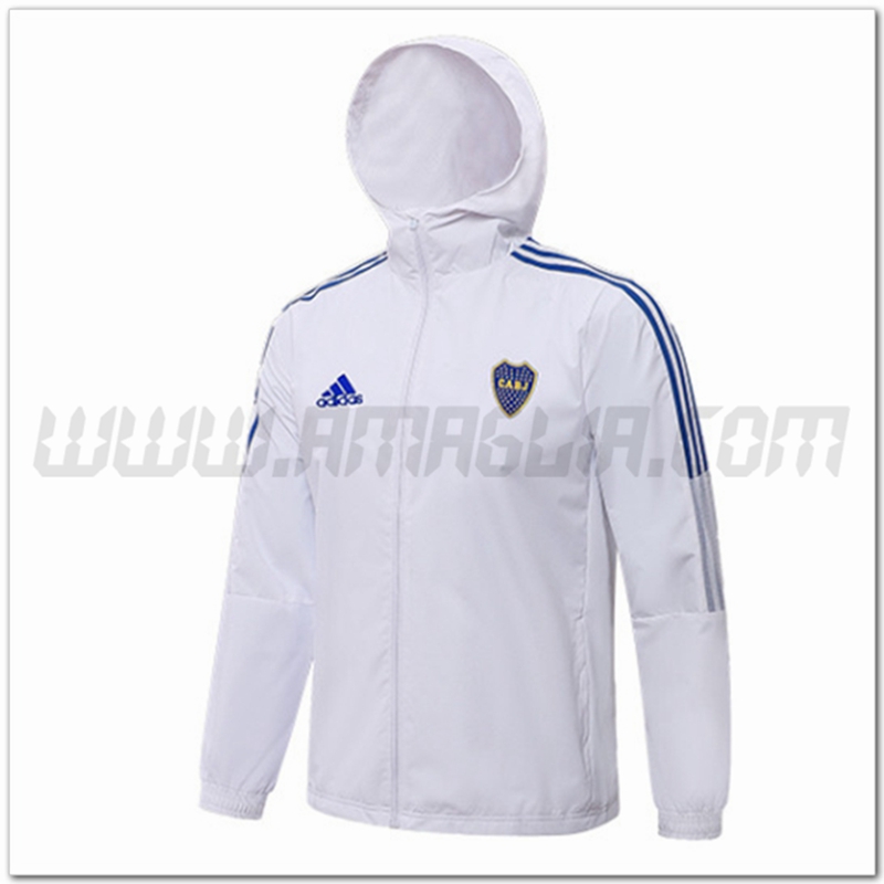 Giacca a Vento Boca Juniors Bianco 2022 2023