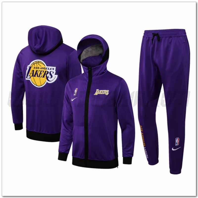 Tuta Allenamento Los Angeles Lakers Pourpre 2022