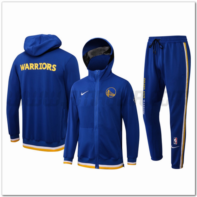 Tuta Allenamento Golden State Warriors Blu 2022