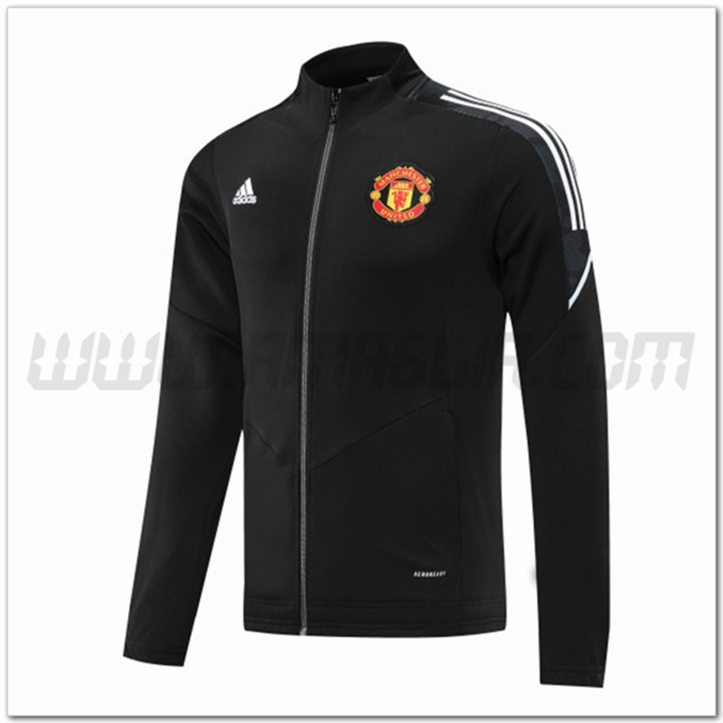 Giacca Calcio Manchester United Nero 2022 2023