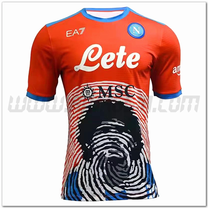 Maglia SSC Napoli Edizione speciale 2022 2023 Rosso Maradona