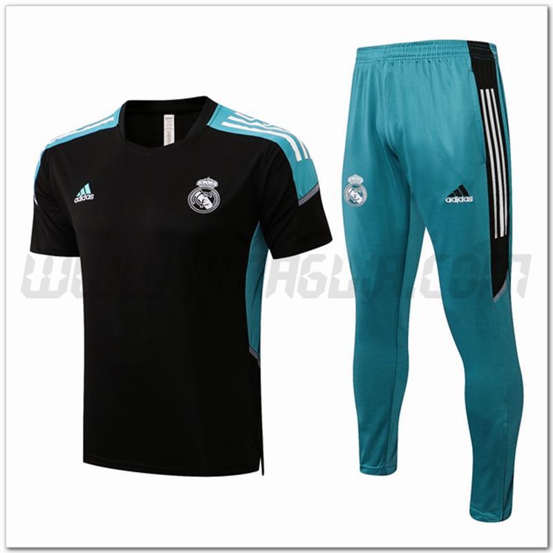KIT Maglia Allenamento Real Madrid + Pantaloni Nero 2022 2023