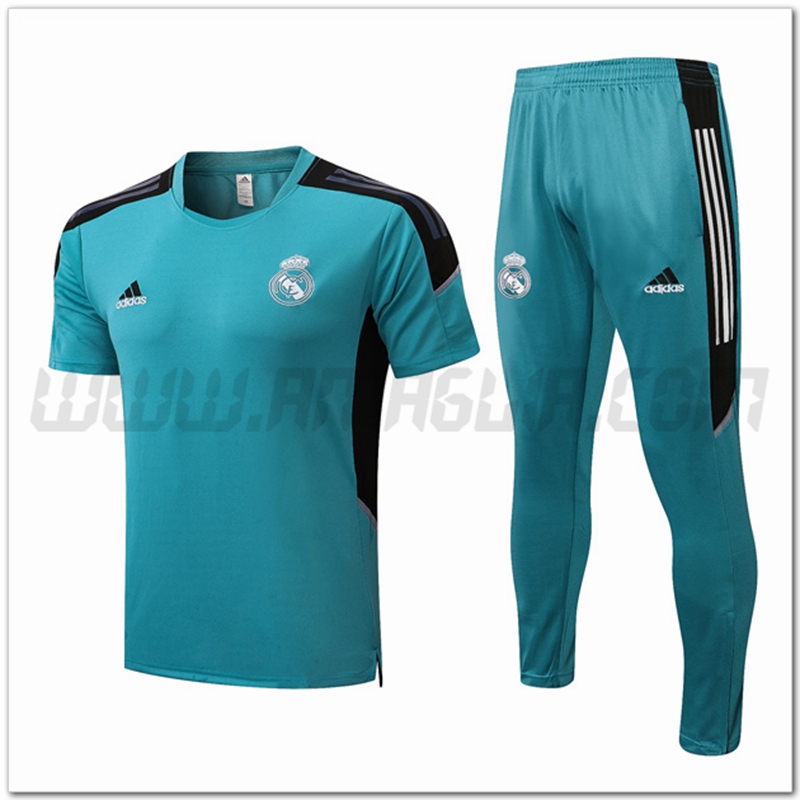 KIT Maglia Allenamento Real Madrid + Pantaloni Blu 2022 2023