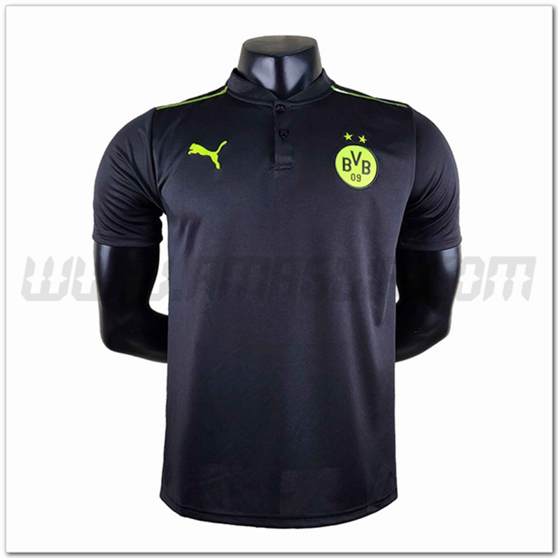 Maglia Polo Dortmund BVB Nero 2022 2023