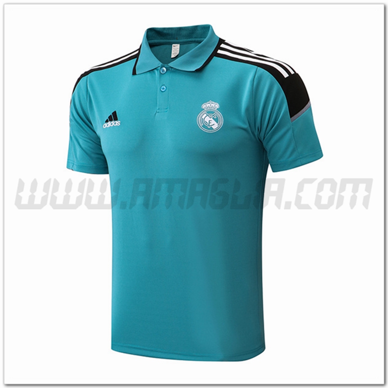 Maglia Polo Real Madrid Blu 2022 2023