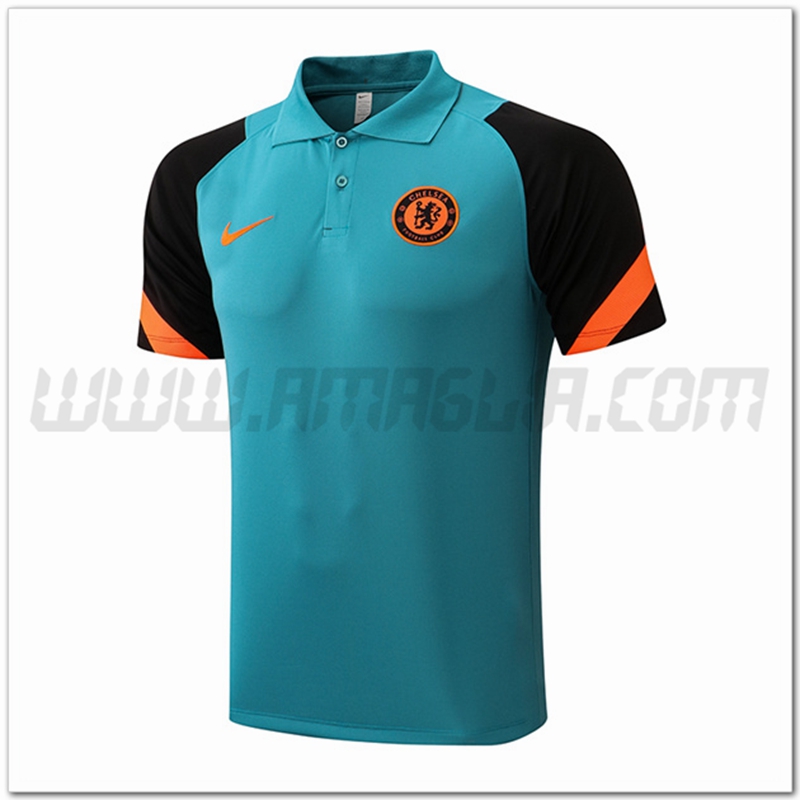 Maglia Polo FC Chelsea Verde 2022 2023