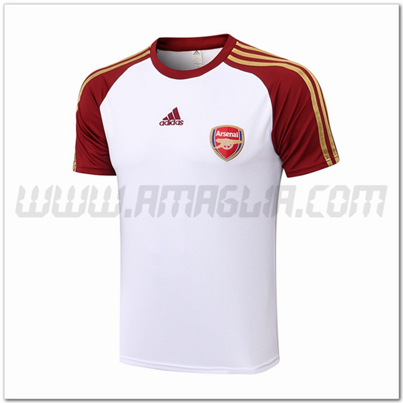 Maglia Allenamento Arsenal Bianco/Rosso 2022 2023