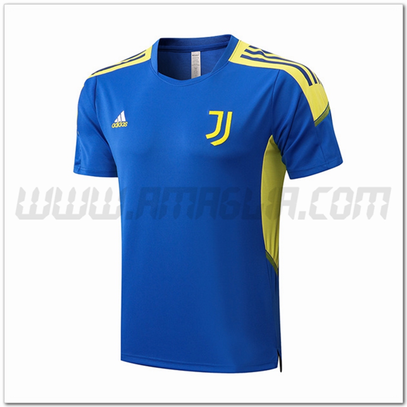 Maglia Allenamento Juventus Blu/Giallo 2022 2023