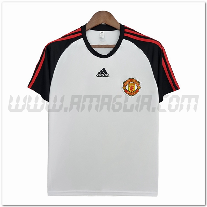 Maglia Allenamento Manchester United Bianco 2022 2023