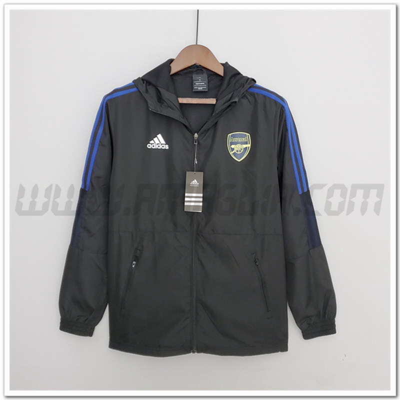 Giacca a Vento Arsenal Nero 2022 2023