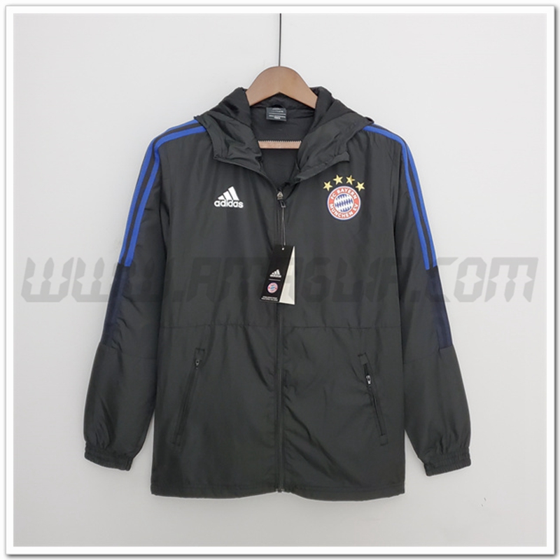Giacca a Vento Bayern Monaco Nero 2022 2023