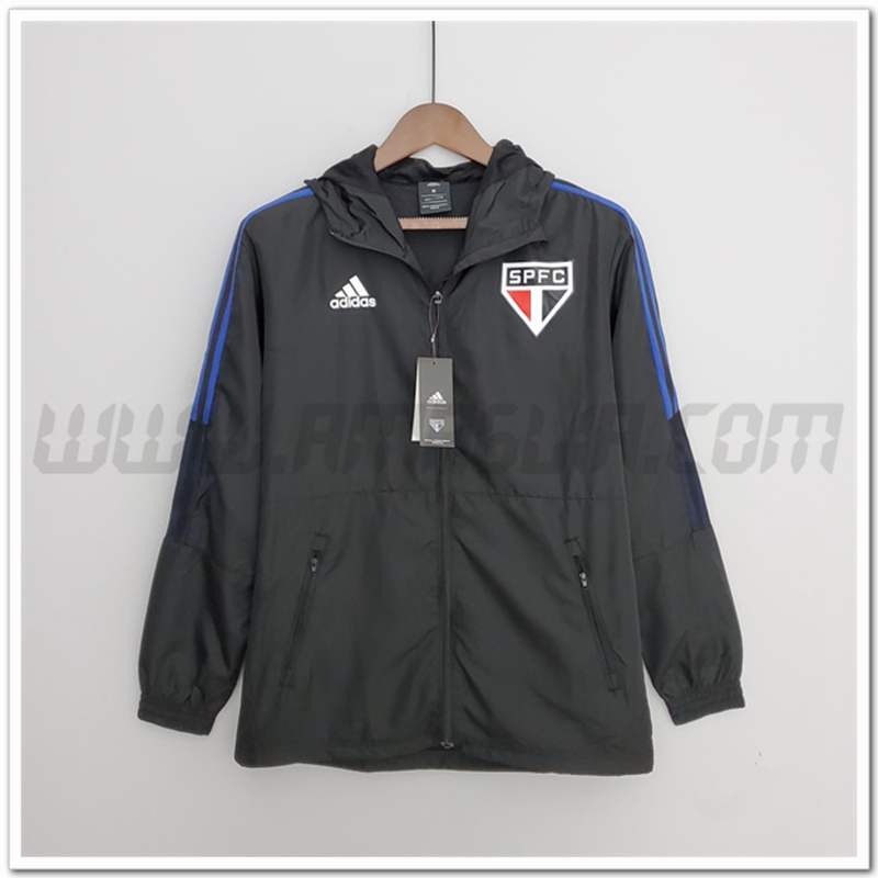 Giacca a Vento Sao Paulo FC Nero 2022 2023
