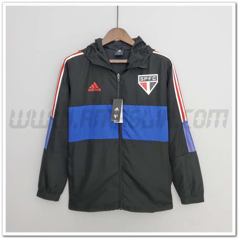 Giacca a Vento Sao Paulo FC Blue/Nero 2022 2023