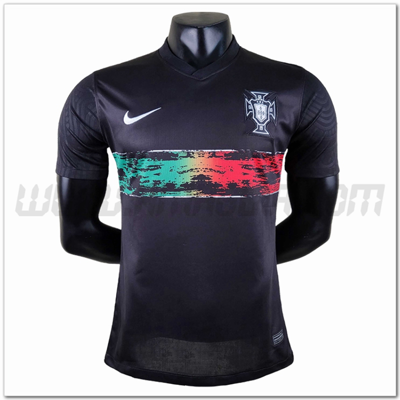 Maglia Squadra Portogallo Concetto 2022 2023 Nero