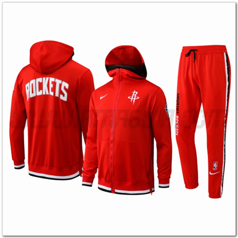 Tuta Allenamento Houston Rockets Rosso 2022