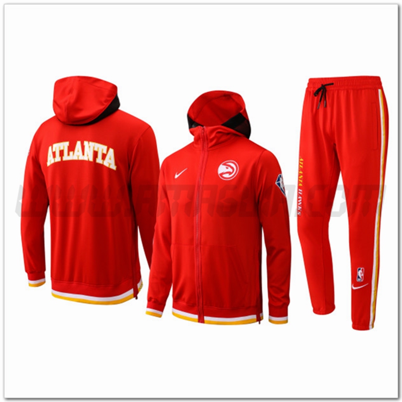 Tuta Allenamento Atlanta Hawks Rosso 2022