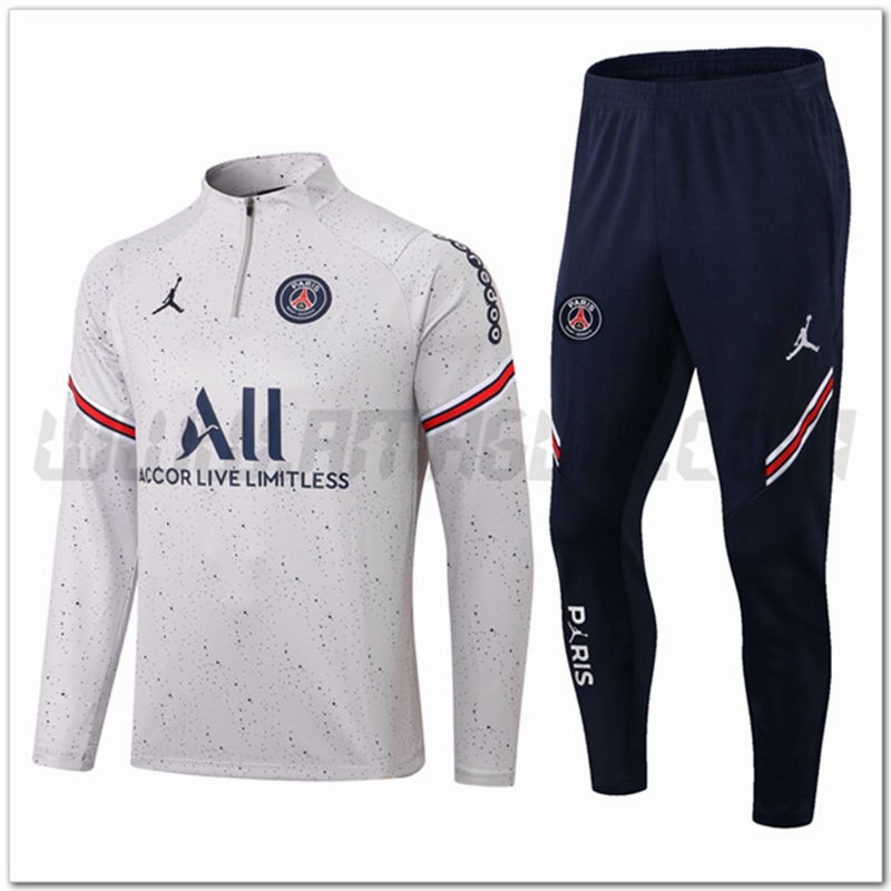 Tuta Allenamento Jordan PSG Grigio 2022 2023