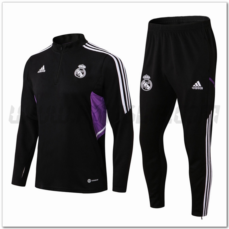 Tuta Allenamento Real Madrid Nero 2022 2023