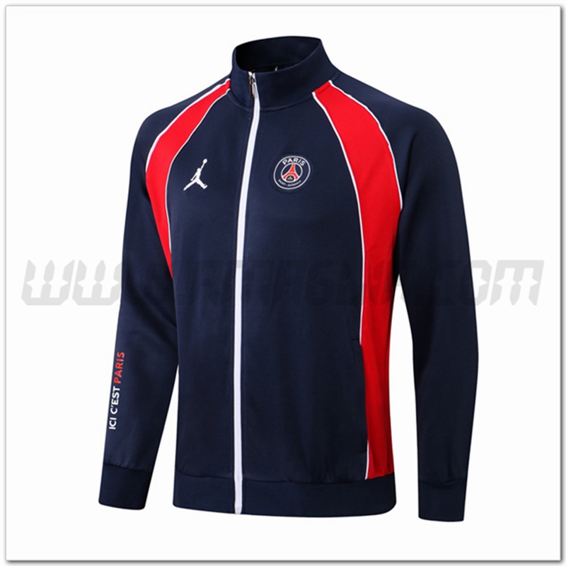 Giacca Calcio Jordan PSG Blu marino 2022 2023