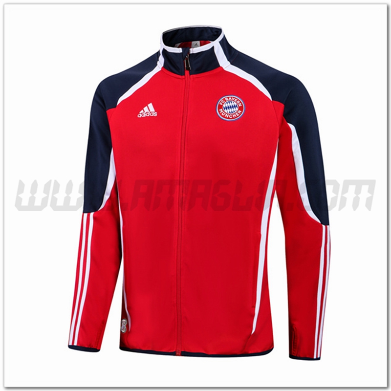 Giacca Calcio Bayern Monaco Rosso 2022 2023