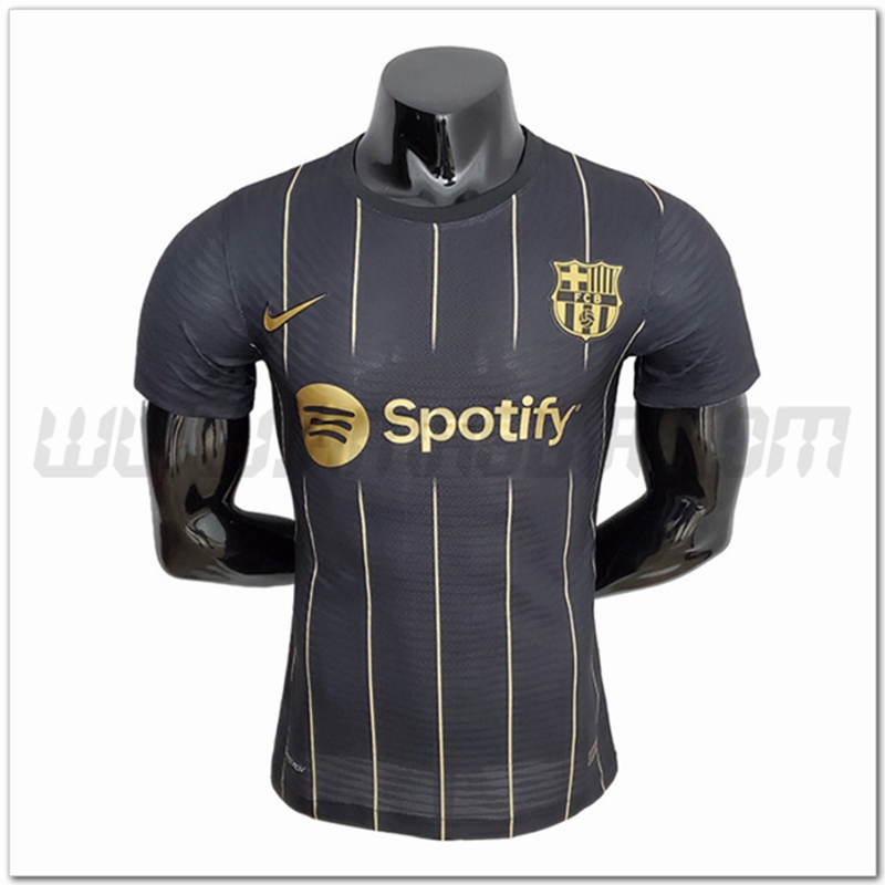 Maglia FC Barcellona Versione giocatore 2022 2023 Nero