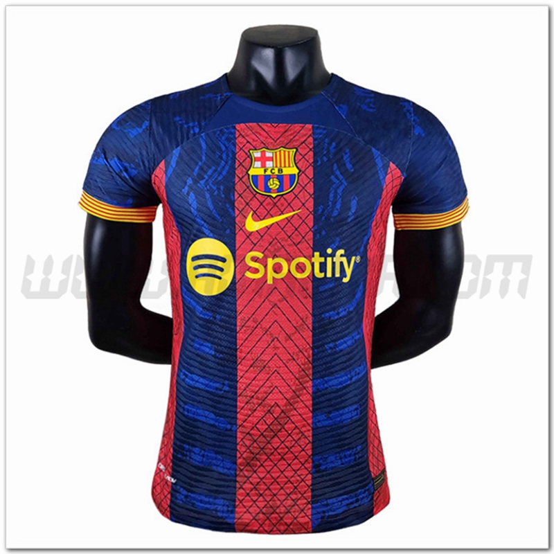 Prima Maglia FC Barcellona Versione giocatore Spotify 2022 2023