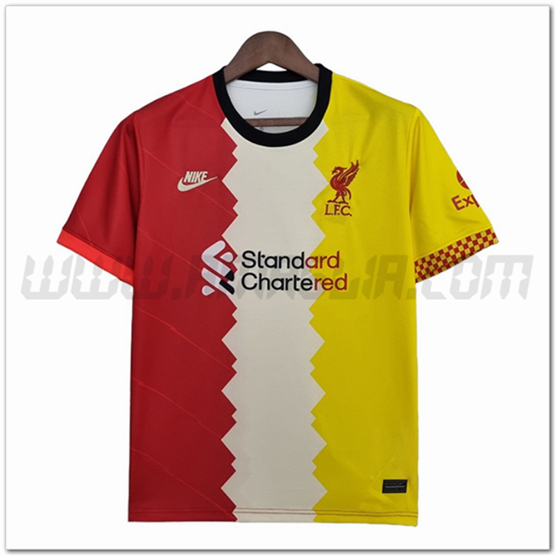 Maglia FC Liverpool 2022 2023 Rosso/Bianco/Giallo