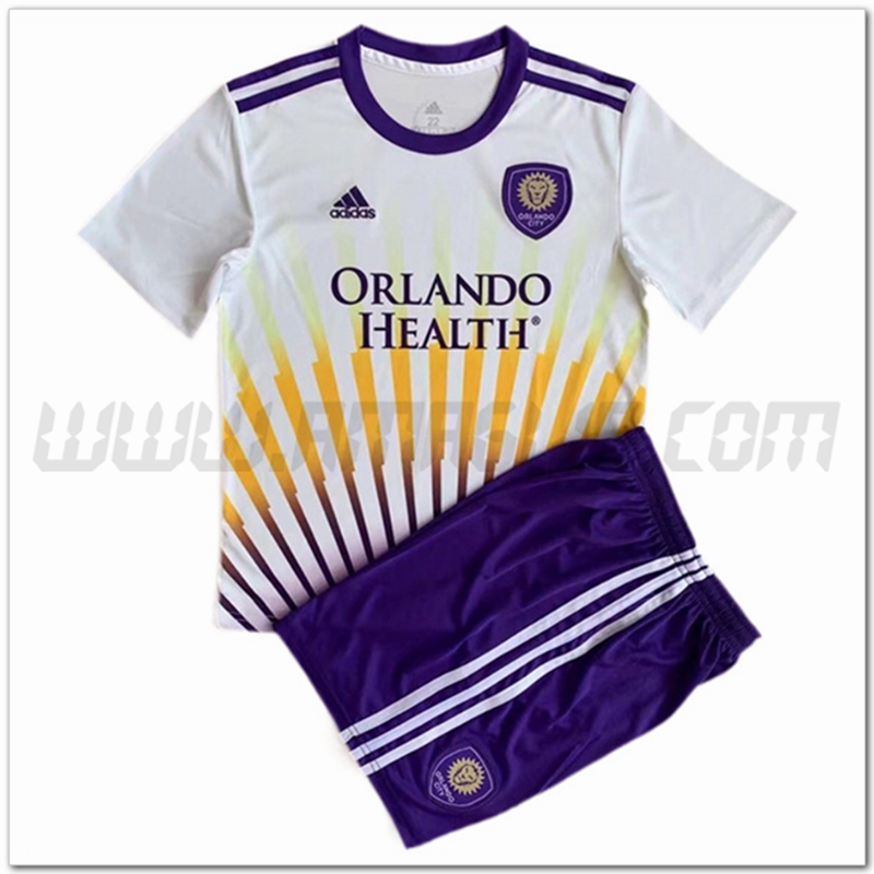 Kit Maglia Orlando City SC Bambino Seconda 2022 2023