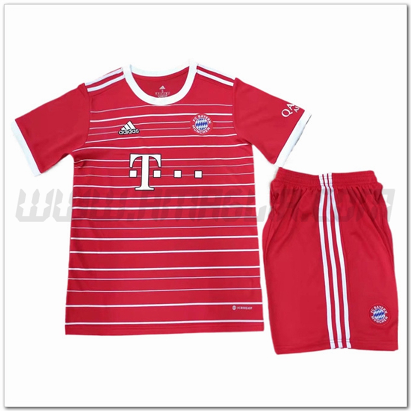 Kit Maglia Bayern Monaco Bambino Prima 2022 2023