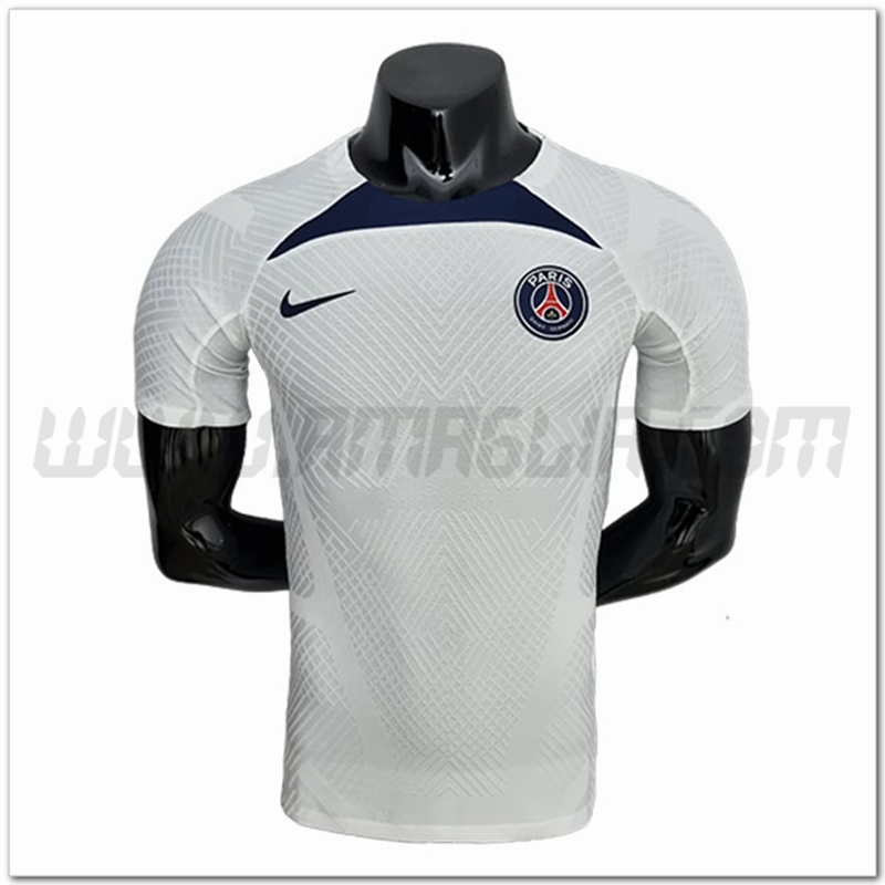 Maglia Allenamento Jordan PSG Edizione giocatore Bianco 2022 2023