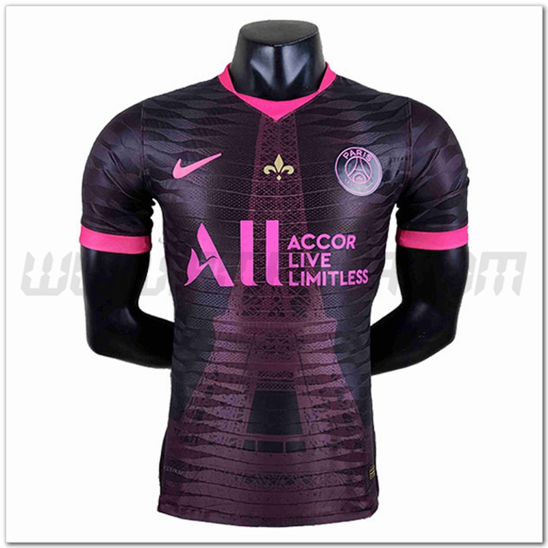 Maglia Allenamento Jordan PSG Edizione giocatore Nero/Rose 2022 2023