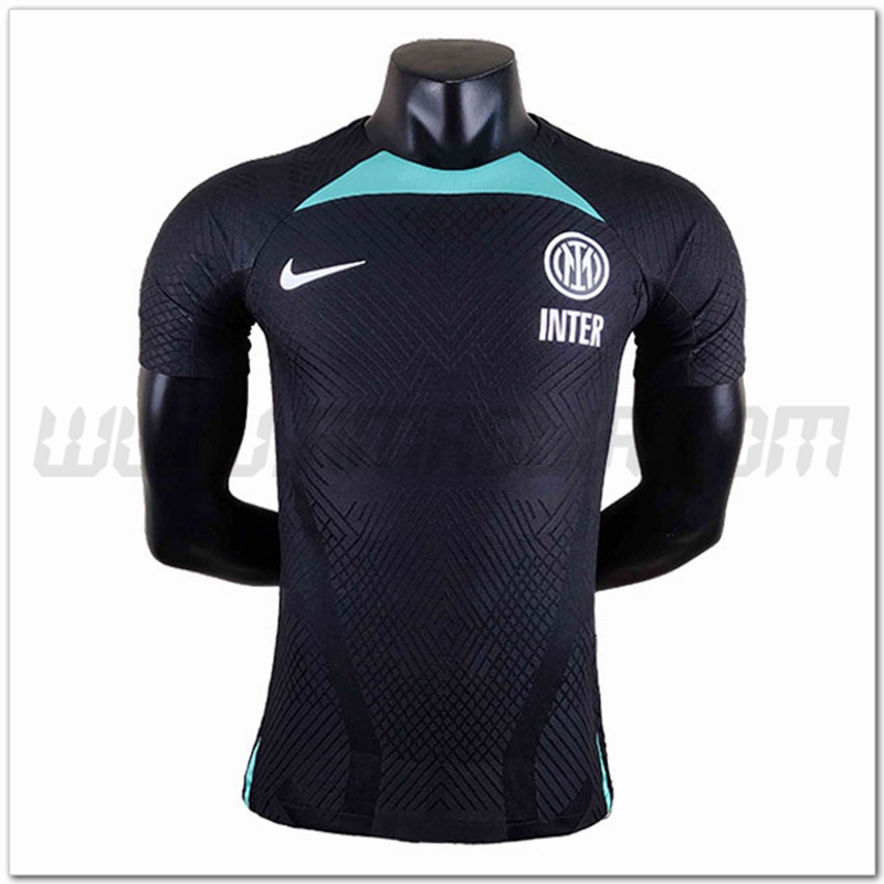Maglia Allenamento Inter Milan Edizione giocatore Nero 2022 2023